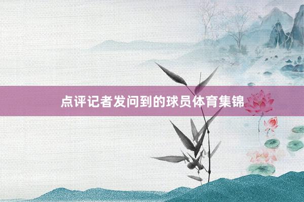 点评记者发问到的球员体育集锦