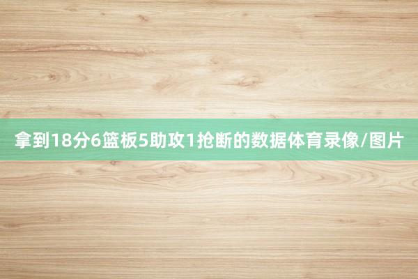 拿到18分6篮板5助攻1抢断的数据体育录像/图片