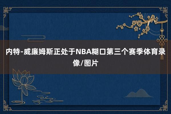 内特-威廉姆斯正处于NBA糊口第三个赛季体育录像/图片