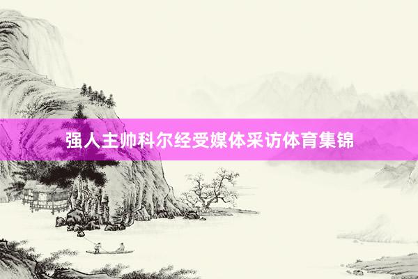 强人主帅科尔经受媒体采访体育集锦