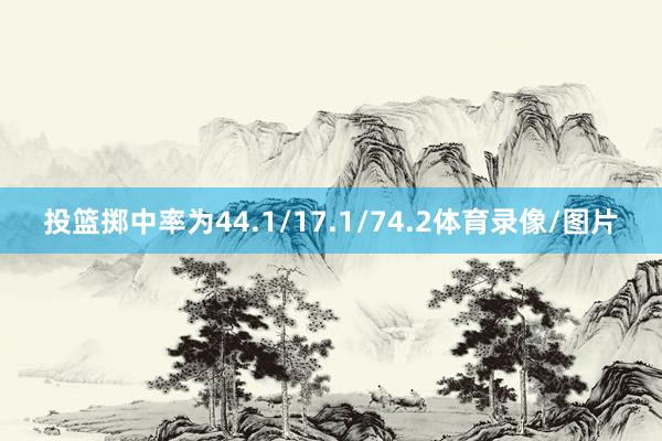 投篮掷中率为44.1/17.1/74.2体育录像/图片