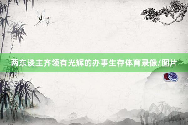 两东谈主齐领有光辉的办事生存体育录像/图片