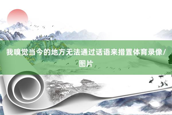 我嗅觉当今的地方无法通过话语来措置体育录像/图片