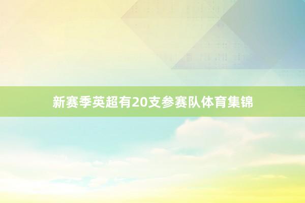 新赛季英超有20支参赛队体育集锦