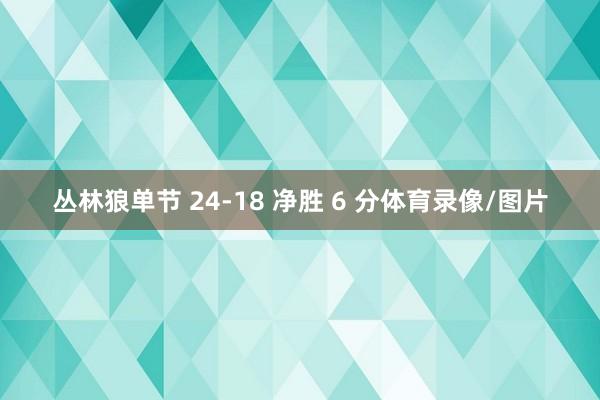 丛林狼单节 24-18 净胜 6 分体育录像/图片