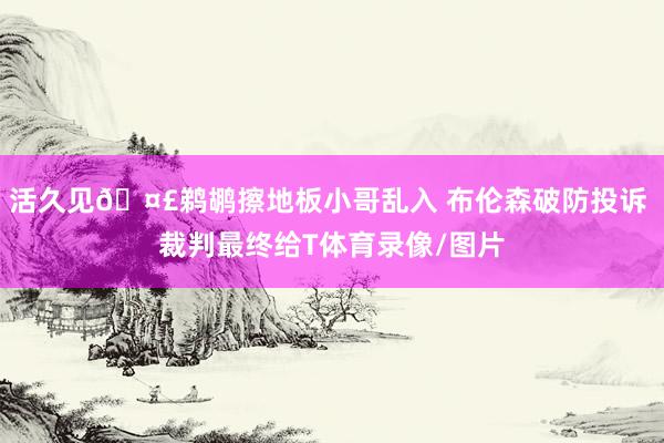 活久见🤣鹈鹕擦地板小哥乱入 布伦森破防投诉 裁判最终给T体育录像/图片