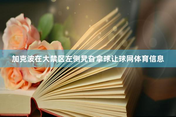 加克波在大禁区左侧旯旮拿球让球网体育信息