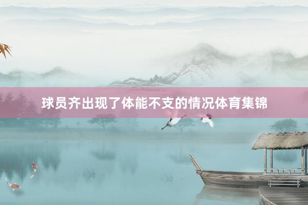 球员齐出现了体能不支的情况体育集锦
