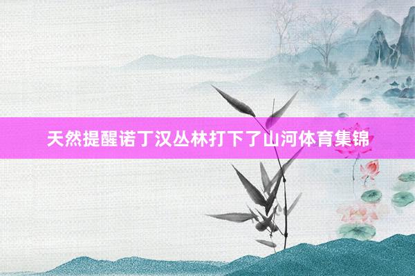 天然提醒诺丁汉丛林打下了山河体育集锦