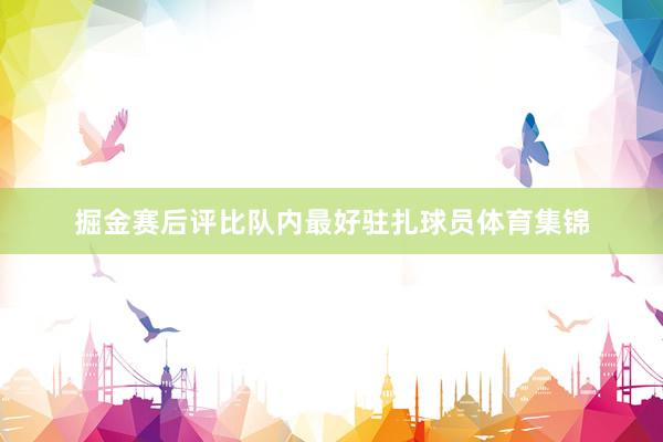 掘金赛后评比队内最好驻扎球员体育集锦