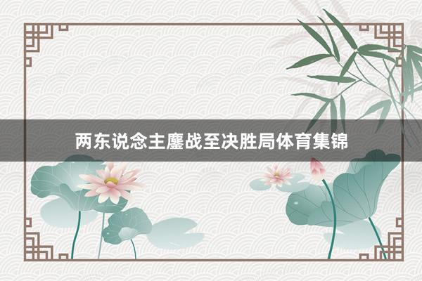 两东说念主鏖战至决胜局体育集锦